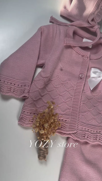 Kit naissance fille 3 pièces – Taille 0-3 mois – hypoallergénique｜OEKO-TEX®