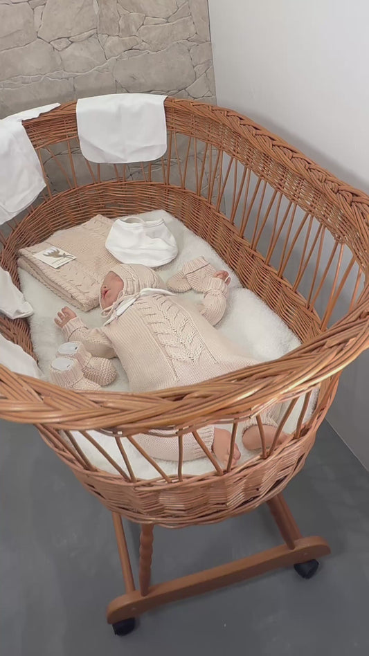 [Gamme Premium] Ensemble naissance unisexe/mixte beige (0-3 mois)