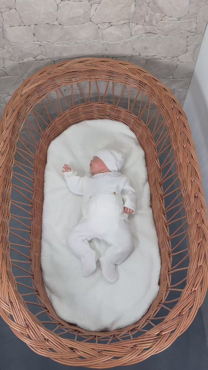 Ensemble naissance unisexe (0-3 mois)- [Blanc]