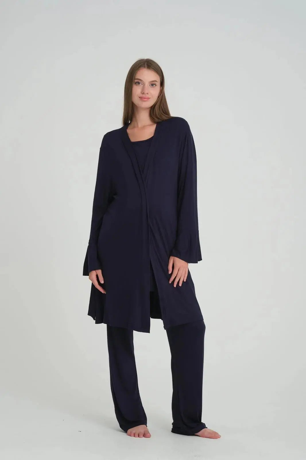 Pantalon maternité avec bandeau élastique ajustable - grossesse et post-accouchement