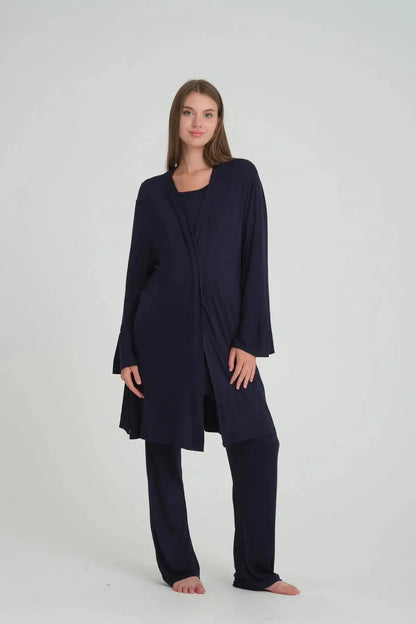 Pantalon maternité avec bandeau élastique ajustable - grossesse et post-accouchement